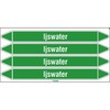 Pipe marker - "Ijswater" 250x26mm